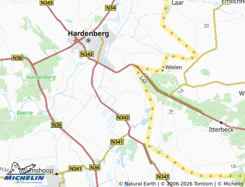 Carte MICHELIN Bruchterveld - ViaMichelin