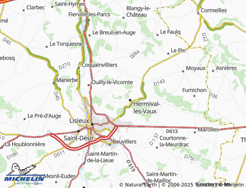 Carte MICHELIN La Barberie - ViaMichelin