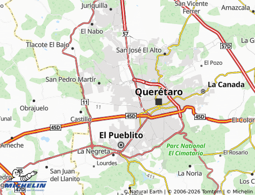 MICHELIN-Landkarte Las Teresas - ViaMichelin