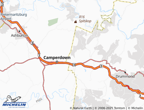 MICHELIN Ximba map - ViaMichelin