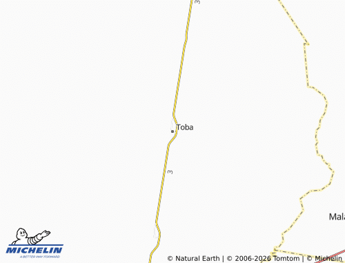 MICHELIN Toba map - ViaMichelin