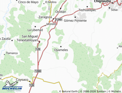 Mappa MICHELIN Oyameles - ViaMichelin