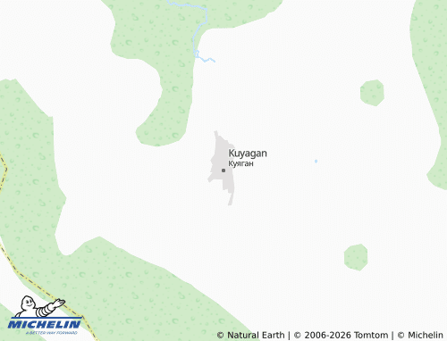MICHELIN-Landkarte Kuyagan - ViaMichelin