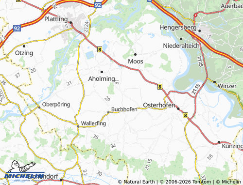 MICHELIN Ottmaring map - ViaMichelin
