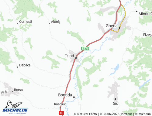 MICHELIN Iclod map - ViaMichelin