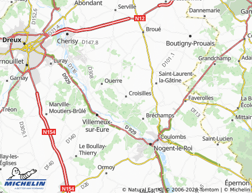 MICHELIN Croisilles map - ViaMichelin