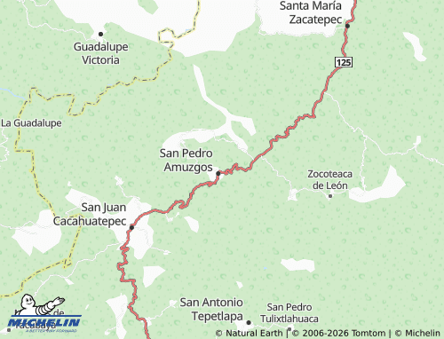 MICHELIN Emiliano Zapata map - ViaMichelin