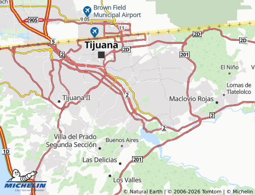 Mappa MICHELIN Constitución de 1917 - ViaMichelin