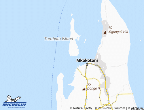 MICHELIN Jongowe map - ViaMichelin
