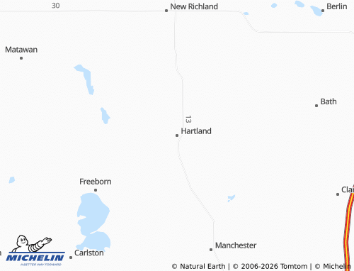 Mapa MICHELIN Hartland - ViaMichelin