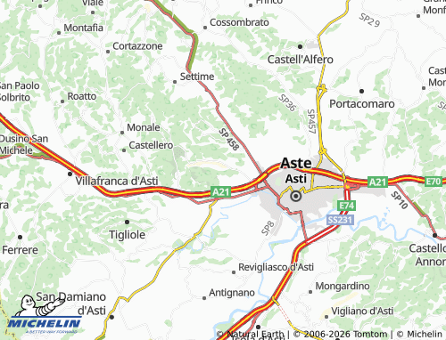 Mappa MICHELIN Rossi - ViaMichelin