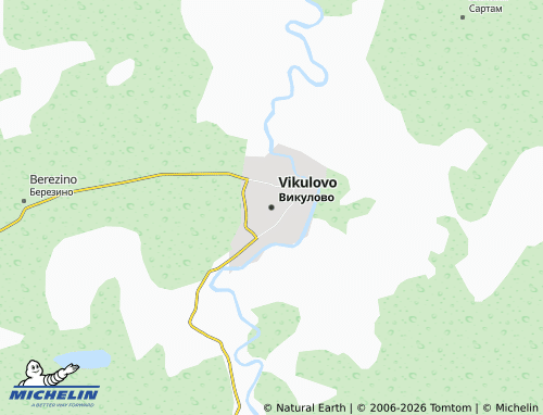 MICHELIN-Landkarte Vikulovo - ViaMichelin