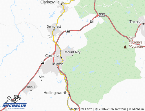 Mappa MICHELIN Mount Airy - ViaMichelin