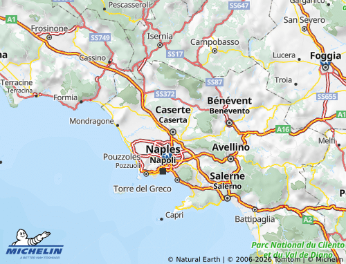 Carte MICHELIN Caserte - ViaMichelin