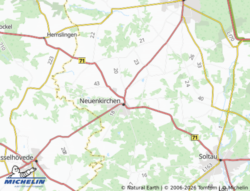 MICHELIN Delmsen map - ViaMichelin