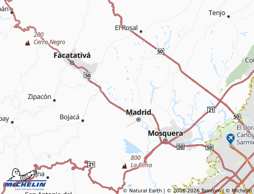 Mappa MICHELIN Laguna Larga - ViaMichelin