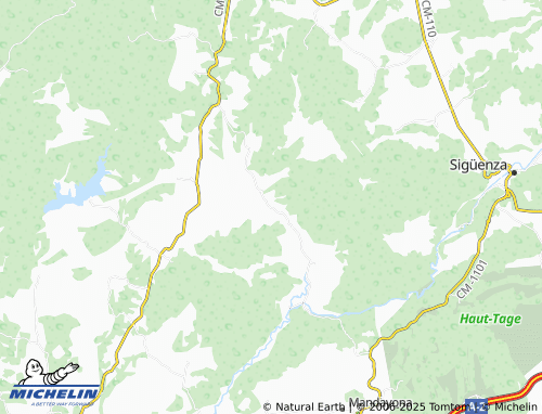MICHELIN Huérmeces del Cerro map - ViaMichelin