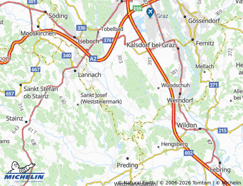 Carte MICHELIN Dietersdorf - ViaMichelin