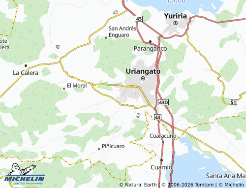 Mappa MICHELIN Valle Escondido - ViaMichelin