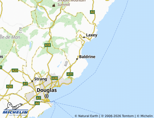 MICHELIN Baldrine map - ViaMichelin