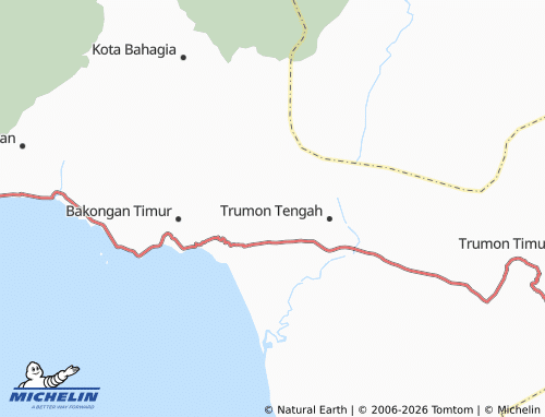 MICHELIN Krueng Batee map - ViaMichelin