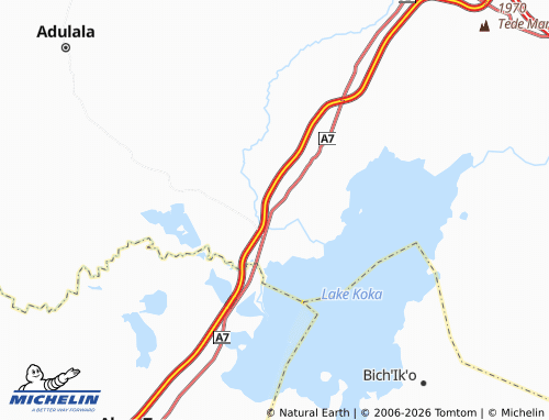 MICHELIN Coca map - ViaMichelin