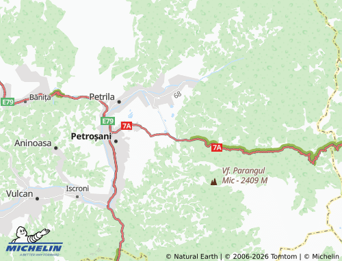 Mappa MICHELIN Jieț - ViaMichelin