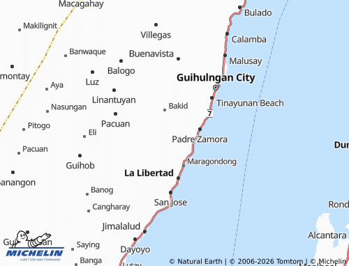 MICHELIN Mapalasan map - ViaMichelin