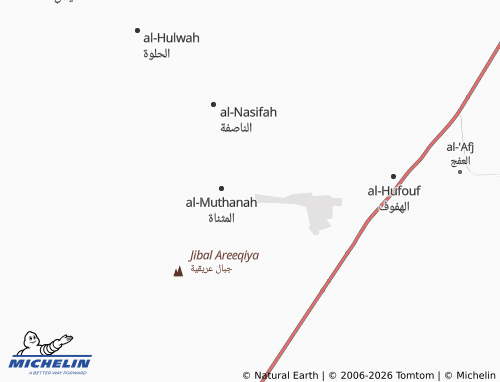 MICHELIN-Landkarte al-Wusta - ViaMichelin