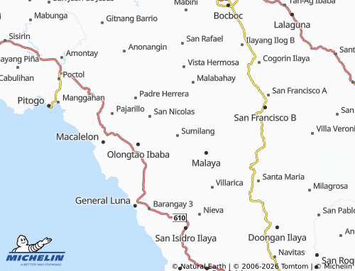 MICHELIN Sumilang map - ViaMichelin