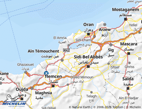 MICHELIN Hammam Buhajar map - ViaMichelin