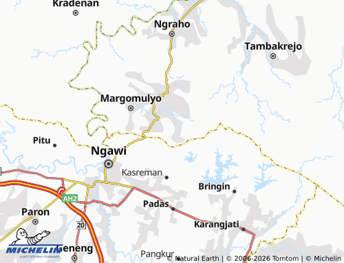 Mapa MICHELIN Sumberejo - ViaMichelin