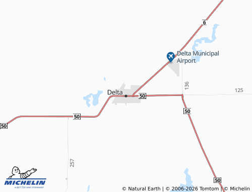 Mapa MICHELIN Delta - ViaMichelin