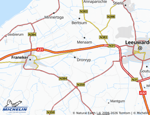 Carte MICHELIN Dronryp - ViaMichelin