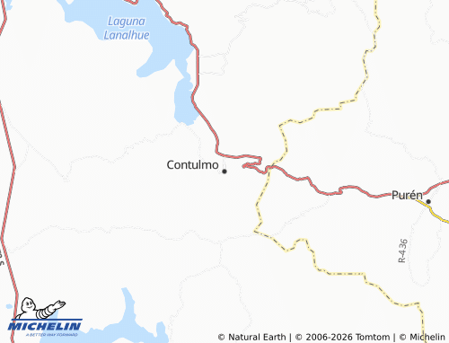 MICHELIN Contulmo map - ViaMichelin