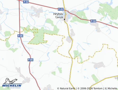 MICHELIN-Landkarte Partyntsi - ViaMichelin