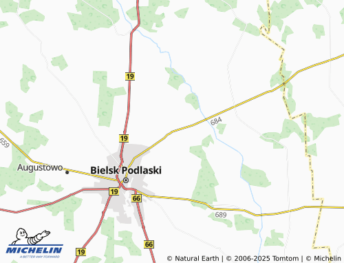 MICHELIN Biała map - ViaMichelin