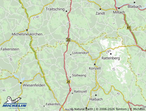 MICHELIN Kager map - ViaMichelin