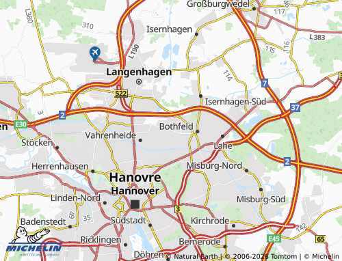 MICHELIN Sahlkamp map - ViaMichelin