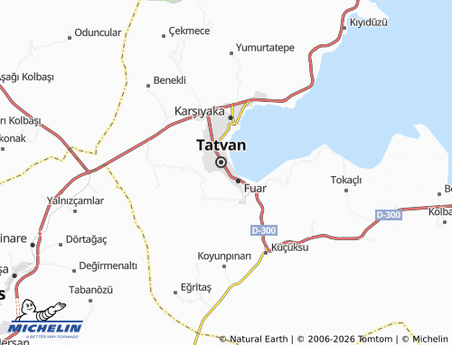 MICHELIN-Landkarte Karataş - ViaMichelin