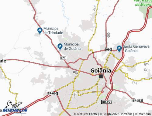 MICHELIN Setor Empresarial map - ViaMichelin