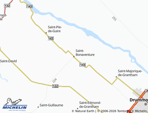 MICHELIN-Landkarte Saint-Bonaventure - ViaMichelin