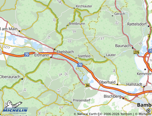 Mappa MICHELIN Stettfeld - ViaMichelin