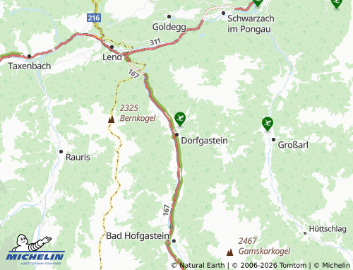 MICHELIN-Landkarte Dorfgastein - ViaMichelin