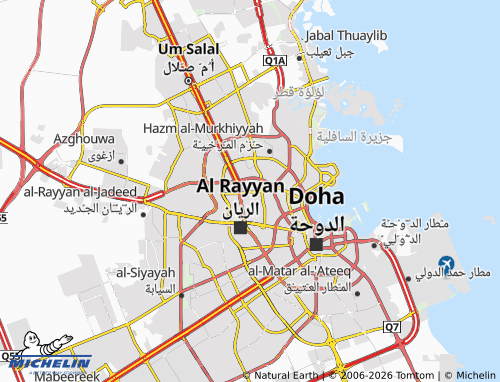 MICHELIN Madinat Khalifa South map - ViaMichelin