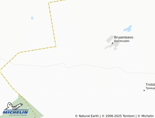MICHELIN Romanovo map - ViaMichelin