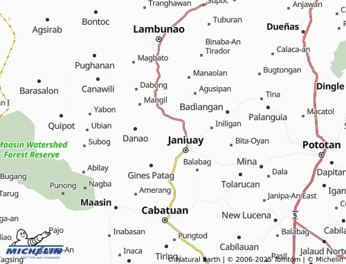 MICHELIN Jibolo map - ViaMichelin