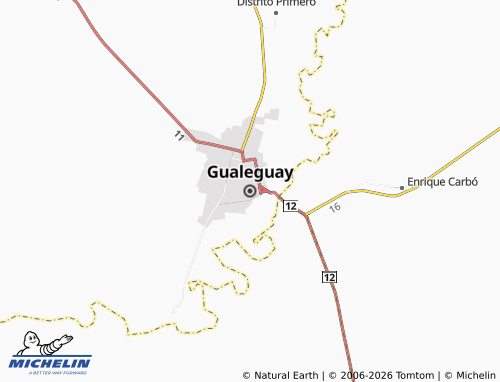 Mapa MICHELIN Gualeguay - ViaMichelin