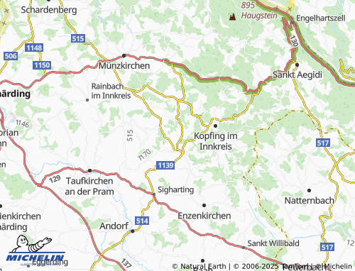 MICHELIN-Landkarte Eden - ViaMichelin
