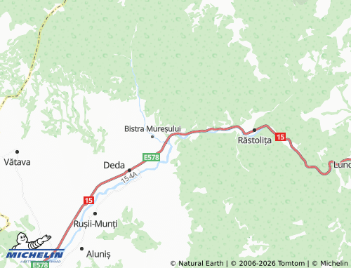 MICHELIN Gălăoaia map - ViaMichelin
